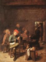 Adriaen Brouwer - Peasants Smoking And Drinking